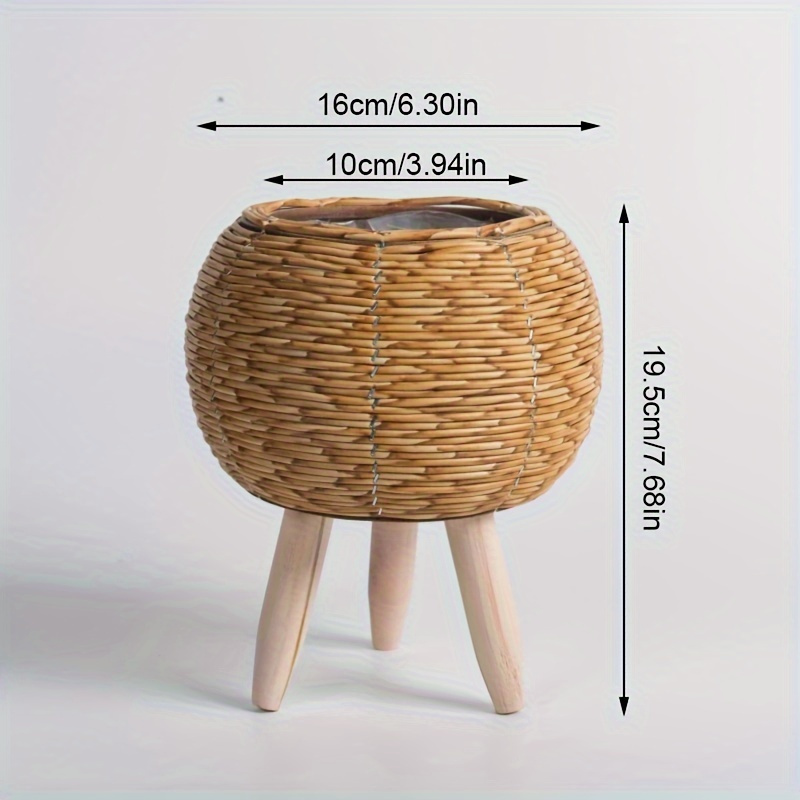 Encantador Rattan Rústico Plan - Aloe Vera Pot avaliação e preço