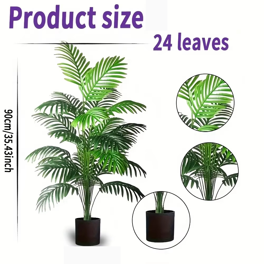 24 folhas areca palma plantas  - Monstera Adansonii avaliação e preço
